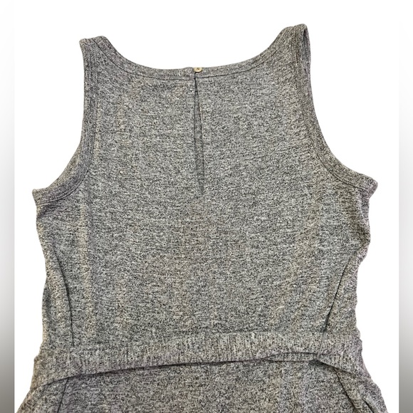 Gap soft spun grey marle women's sleeveless wide leg romper size M - Picture 2 of 9